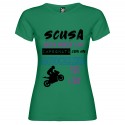 T-SHIRT PERSONALIZZATA QUESTA RAGAZZA È GIÀ IMPEGNATA CON UN MOTOCICLISTA FIGO E SEXY COLORE VERDE