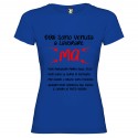 T-SHIRT PERSONALIZZATA OGGI SONO VENUTA A LAVORARE COLORE BLU NAVY