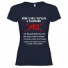 T-SHIRT PERSONALIZZATA OGGI SONO VENUTA A LAVORARE COLORE BLU NAVY