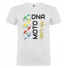 T-Shirt personalizzata DNA MOTO DOPPIA ELICA BIANCO