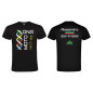 T-shirt Personalizzata DNA Moto Doppia Elica Nero