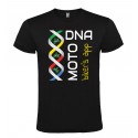 T-Shirt personalizzata DNA MOTO DOPPIA ELICA NERO
