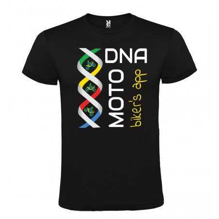 T-Shirt personalizzata DNA MOTO DOPPIA ELICA NERO