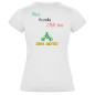 T-shirt Personalizzata Donna Bianco DNA Moto Miss Biker