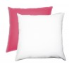 CUSCINO COLLAGE PERSONALIZZATO BICOLORE COMPLETO COLORE ROSA FUCSIA