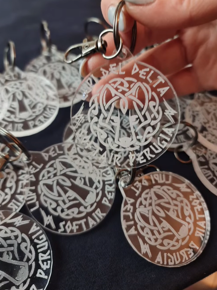 Portachiavi Personalizzato in Plexiglass Colato da 5mm | Incisione Laser