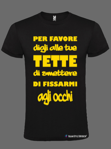 Maglietta Uomo Personalizzata | Frase Divertente e Design Unico